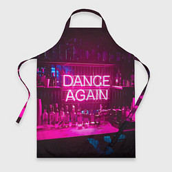 Фартук кулинарный Неоновый бар - Розовый, цвет: 3D-принт