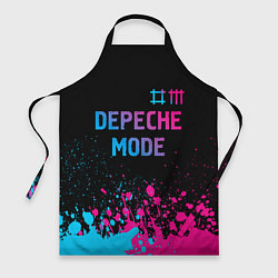 Фартук кулинарный Depeche Mode Neon Gradient, цвет: 3D-принт