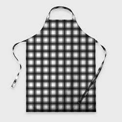Фартук Black and white trendy checkered pattern