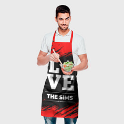Фартук кулинарный The Sims Love Классика, цвет: 3D-принт — фото 2