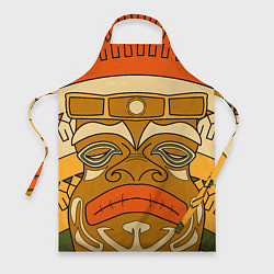 Фартук кулинарный Polynesian tiki APATHY, цвет: 3D-принт