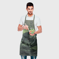 Фартук кулинарный STALKER Военный На Танке Возле ЧАЭС, цвет: 3D-принт — фото 2