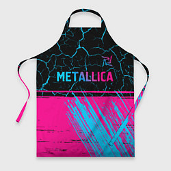 Фартук Metallica - neon gradient: символ сверху