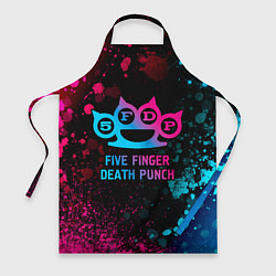 Фартук Five Finger Death Punch - neon gradient