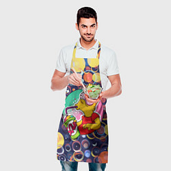 Фартук кулинарный Bart Simpson пьёт лимонад, цвет: 3D-принт — фото 2