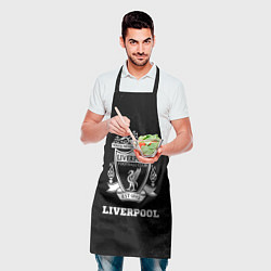 Фартук кулинарный Liverpool sport на темном фоне, цвет: 3D-принт — фото 2