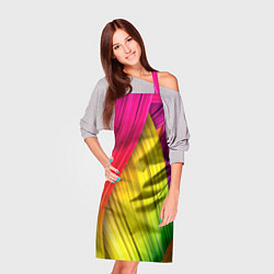 Фартук кулинарный Multicolored ribbons, цвет: 3D-принт — фото 2