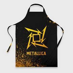 Фартук Metallica - gold gradient