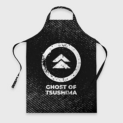 Фартук Ghost of Tsushima с потертостями на темном фоне