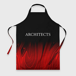 Фартук кулинарный Architects red plasma, цвет: 3D-принт