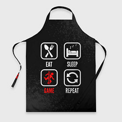 Фартук Eat, sleep, Portal, repeat