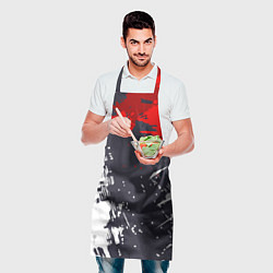 Фартук кулинарный Абстрактные брызги, цвет: 3D-принт — фото 2