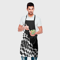 Фартук кулинарный Volkswagen racing flag, цвет: 3D-принт — фото 2