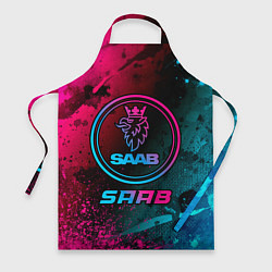 Фартук Saab - neon gradient