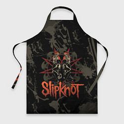 Фартук кулинарный Slipknot dark satan, цвет: 3D-принт