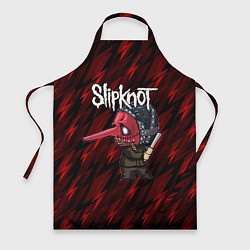 Фартук Slipknot красные молнии