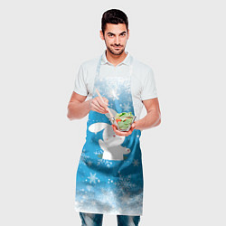 Фартук кулинарный Зайчик из норки, цвет: 3D-принт — фото 2