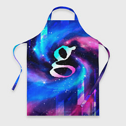 Фартук Garbage неоновый космос