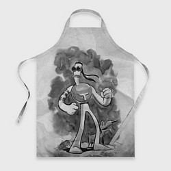 Фартук кулинарный Томминавт и Клювик, цвет: 3D-принт