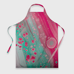 Фартук кулинарный Розовые и голубые краски, цвет: 3D-принт