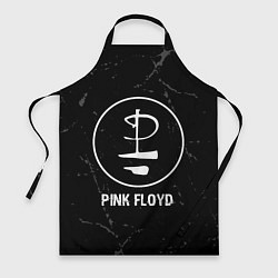 Фартук кулинарный Pink Floyd glitch на темном фоне, цвет: 3D-принт