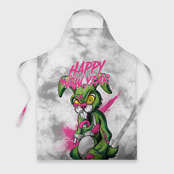 Фартук Zombie rabbit Happy new year