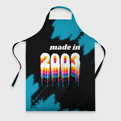 Фартук кулинарный Made in 2003: liquid art, цвет: 3D-принт