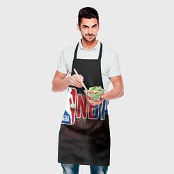 Фартук кулинарный NBA - logo, цвет: 3D-принт — фото 2