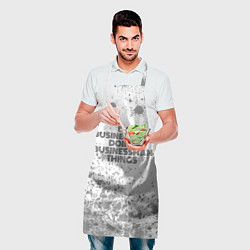 Фартук кулинарный Im doing businessman things: на светлом, цвет: 3D-принт — фото 2