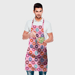 Фартук кулинарный Вкусные пончики, цвет: 3D-принт — фото 2