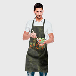 Фартук кулинарный Захар камуфляж, цвет: 3D-принт — фото 2