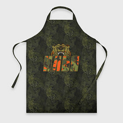 Фартук кулинарный Илья камуфляж, цвет: 3D-принт