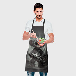 Фартук кулинарный Монстр терминатор, цвет: 3D-принт — фото 2