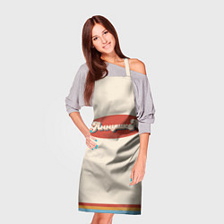 Фартук кулинарный Аннушка - в стиле ретро, цвет: 3D-принт — фото 2