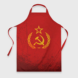 Фартук кулинарный СССР серп и молот, цвет: 3D-принт