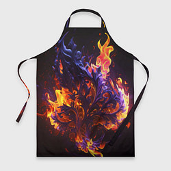 Фартук кулинарный Текстура огня, цвет: 3D-принт