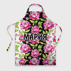 Фартук кулинарный Мария в цветах, цвет: 3D-принт