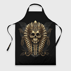 Фартук кулинарный Золотой череп фараона, цвет: 3D-принт