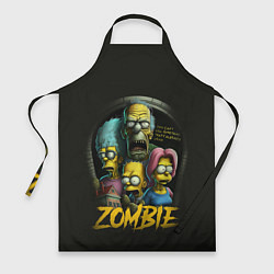 Фартук кулинарный Simpsons zombie, цвет: 3D-принт