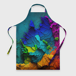 Фартук кулинарный Взрыв красок, цвет: 3D-принт