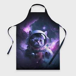 Фартук кулинарный Котик космонавт, цвет: 3D-принт