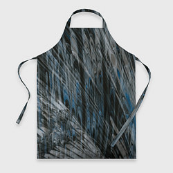 Фартук кулинарный Тёмные листы стёкол, цвет: 3D-принт
