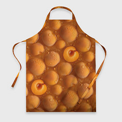 Фартук кулинарный Сочная текстура из персиков, цвет: 3D-принт