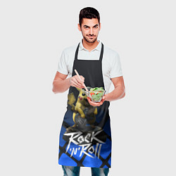 Фартук кулинарный Пикачу Рокnroll, цвет: 3D-принт — фото 2