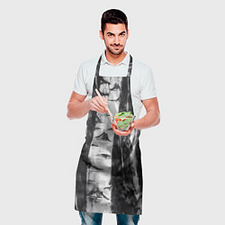 Фартук кулинарный Березки, цвет: 3D-принт — фото 2