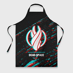 Фартук кулинарный Dead Space в стиле glitch и баги графики на темном, цвет: 3D-принт
