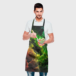 Фартук кулинарный Зеленое небо, цвет: 3D-принт — фото 2