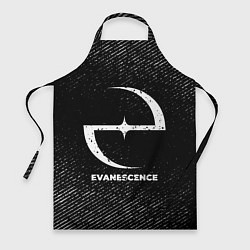 Фартук кулинарный Evanescence с потертостями на темном фоне, цвет: 3D-принт
