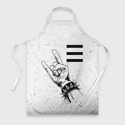 Фартук кулинарный OneRepublic и рок символ, цвет: 3D-принт