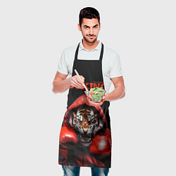 Фартук кулинарный Boxing tiger, цвет: 3D-принт — фото 2